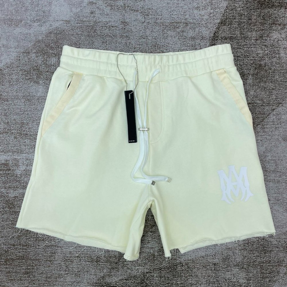 AMIRI Terry knitting AM printed shorts